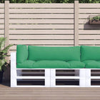 Pallet cushions 3 pcs fabric green
