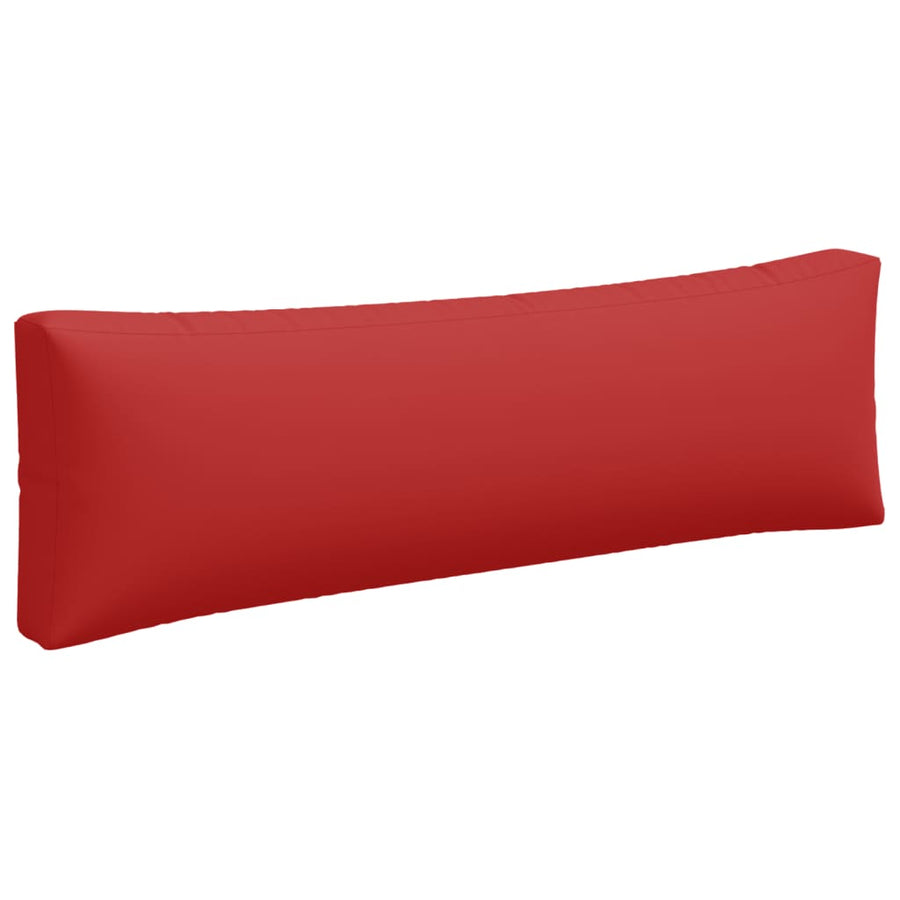 Palletkussens 3 st stof rood