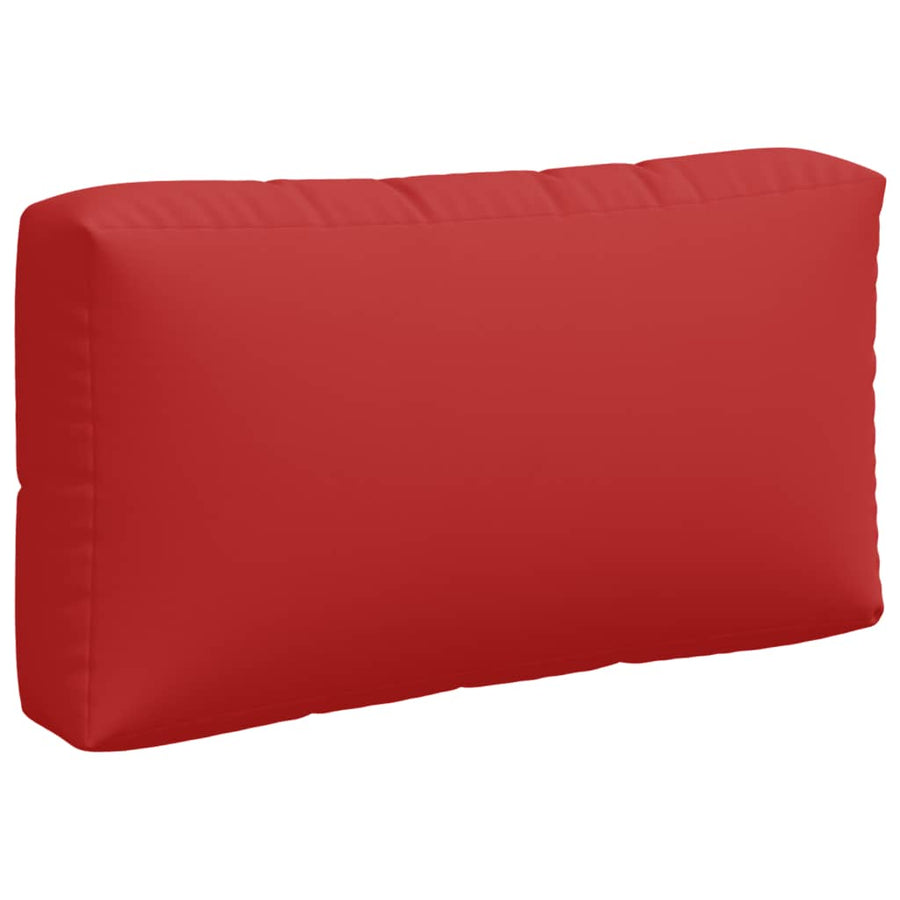 Palletkussens 3 st stof rood