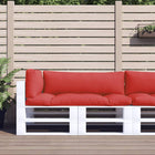 Palletkussens set van 3 rood