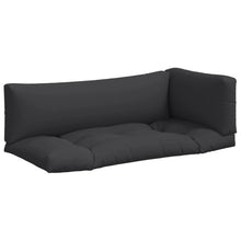Palletkussens Stof 3 Zwart