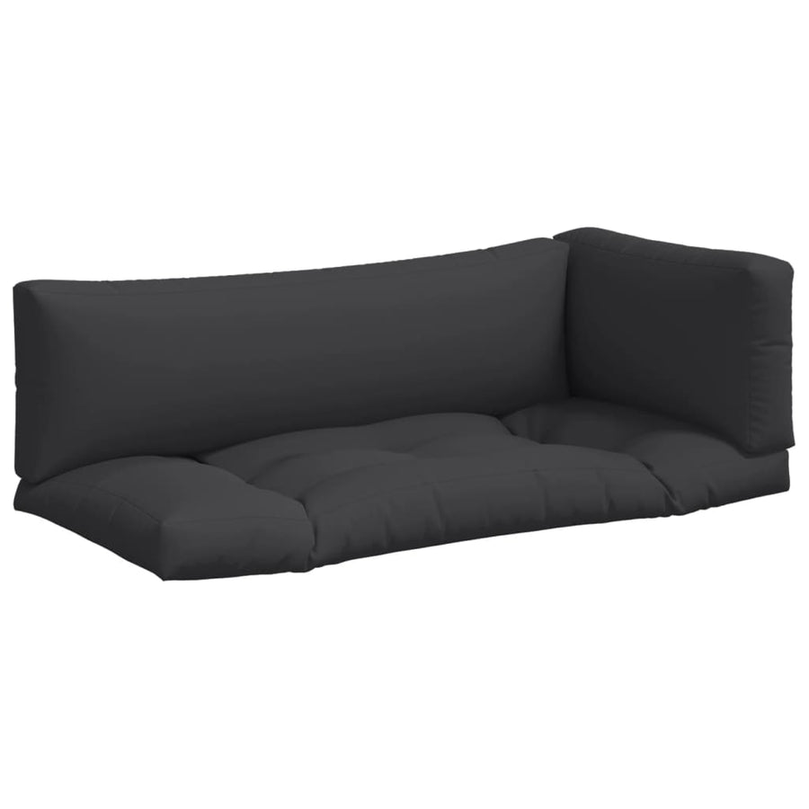 Palletkussens Stof 3 Zwart
