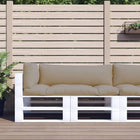 Pallet cushions 3 pc fabric taupe