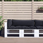 Pallet Cushions Set of 3 Diamond Pattern Oxford Fabric 1