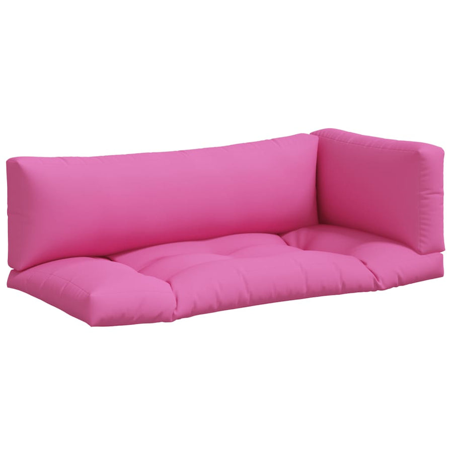 Palletkussens 3 st oxford stof roze