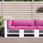 Palletkussens 3 st roze oxford stof 103x58x10 cm