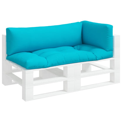 Palletkussens 3 st oxford stof turquoise