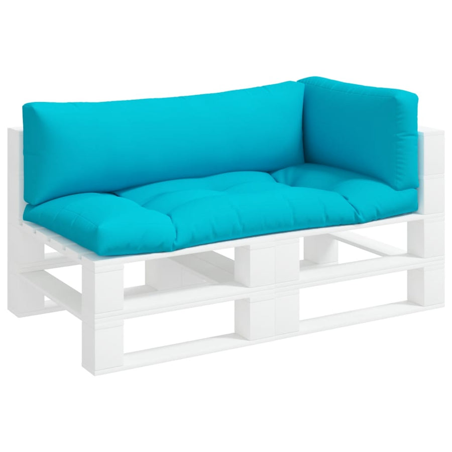 Palletkussens 3 st oxford stof turquoise