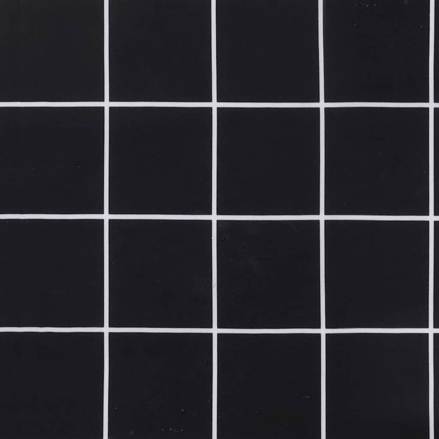 Tuinstoelkussens Ruitpatroon Stof Zwart En Wit 2