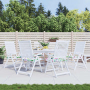 Stoelkussens 6 stuks 50x50x4 cm Oxford stof multicolor