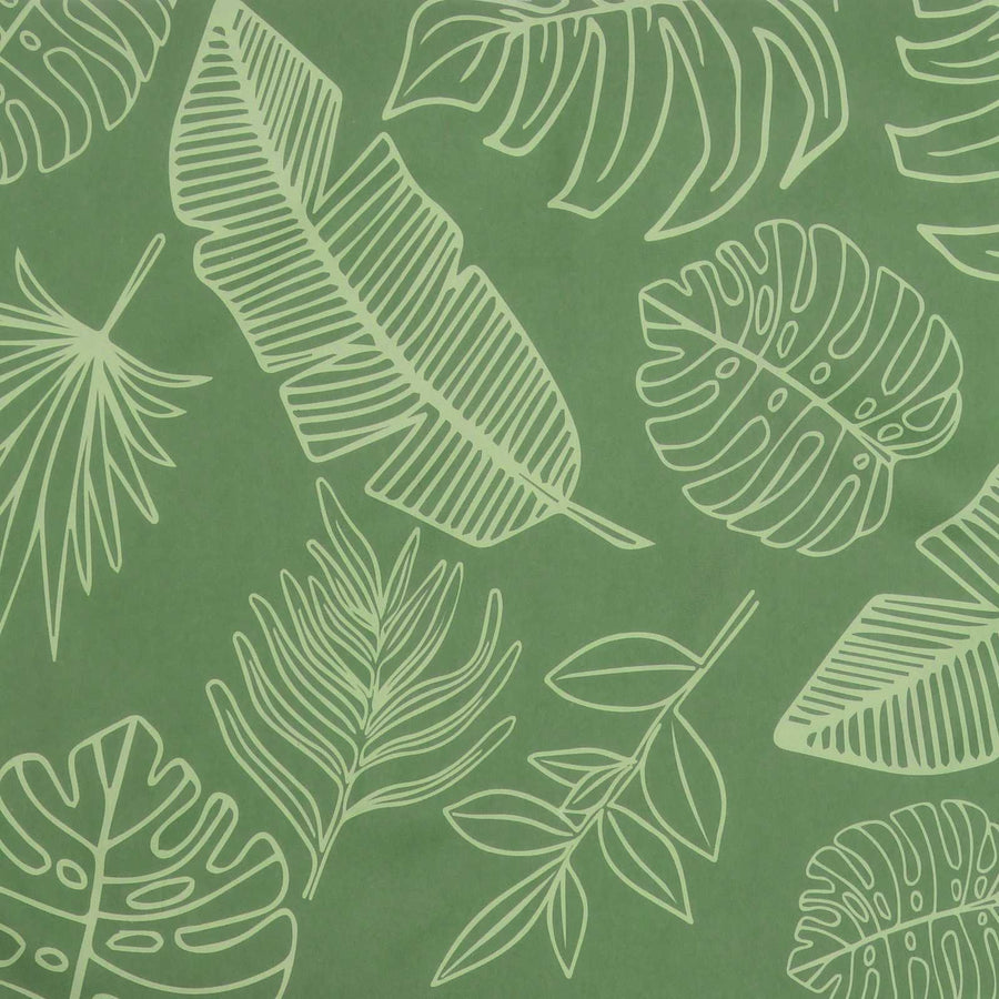 Stoelkussens 4 pcs Groen en Wit 50 x 50 x 4 cm Oxford Stof