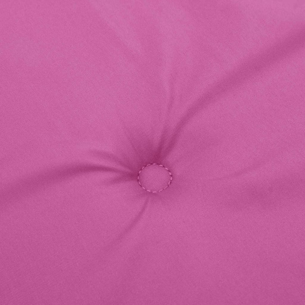 Tuinstoelkussens 4 st 50x50x3 cm stof roze 4 50 x 50 x 3 cm Roze