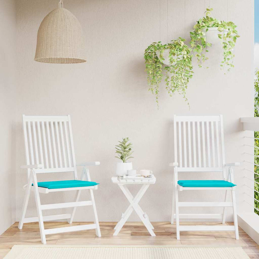 Tuinstoelkussens Stof Turquoise 2