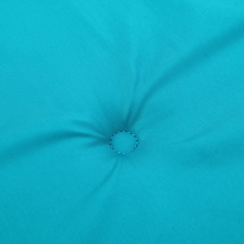 Tuinstoelkussens 4 st 50x50x3 cm stof turquoise 4 50 x 50 x 3 cm Turquoise