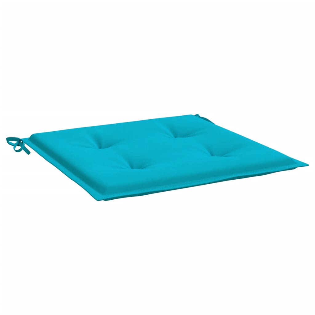 Tuinstoelkussens 6 st 50x50x3 cm stof turquoise 6 50 x 50 x 3 cm Turquoise