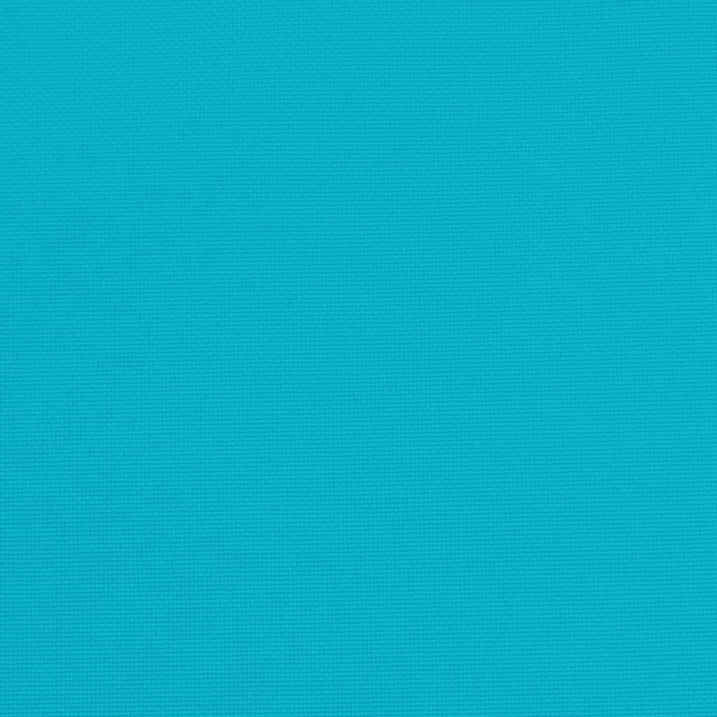 Tuinstoelkussens 6 st 50x50x3 cm stof turquoise 6 50 x 50 x 3 cm Turquoise
