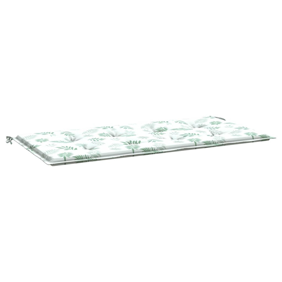 Tuinbankkussen 100x50x3 cm oxford stof bladpatroon
