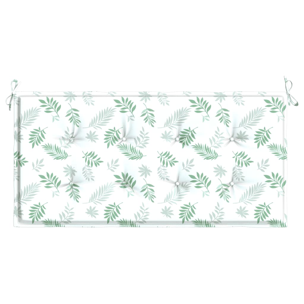Tuinbankkussen 100x50x3 cm oxford stof bladpatroon