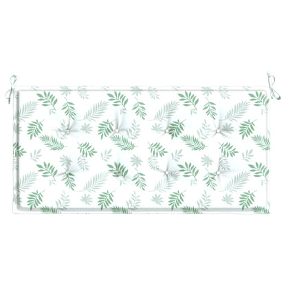 Tuinbankkussen 100x50x3 cm oxford stof bladpatroon