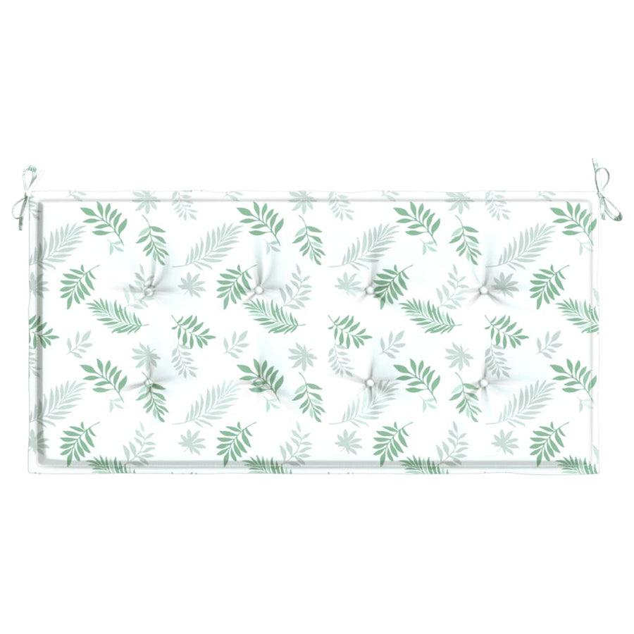 Tuinbankkussen 100x50x3 cm oxford stof bladpatroon