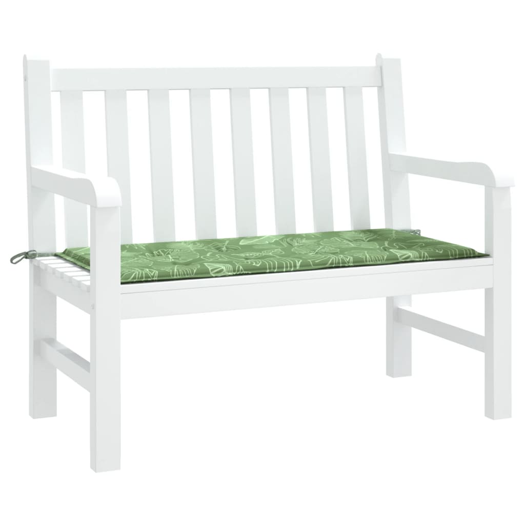 Tuinbankkussen 100x50x3 cm oxford stof bladpatroon 100 x 50 x 3 cm Bladontwerp