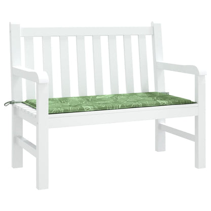 Tuinbankkussen 100x50x3 cm oxford stof bladpatroon 100 x 50 x 3 cm Bladontwerp