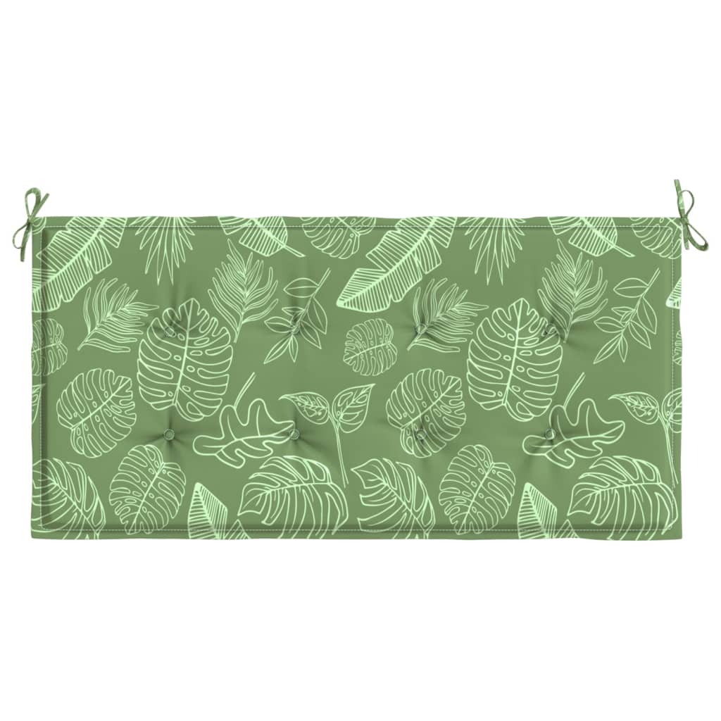 Tuinbankkussen 100x50x3 cm oxford stof bladpatroon 100 x 50 x 3 cm Bladontwerp