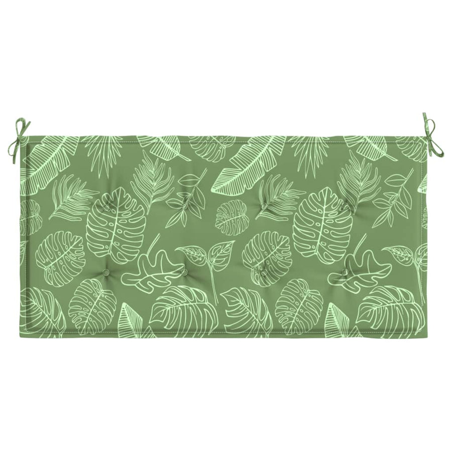 Tuinbankkussen 120x50x3 cm oxford stof bladpatroon 120 x 50 x 3 cm Bladontwerp