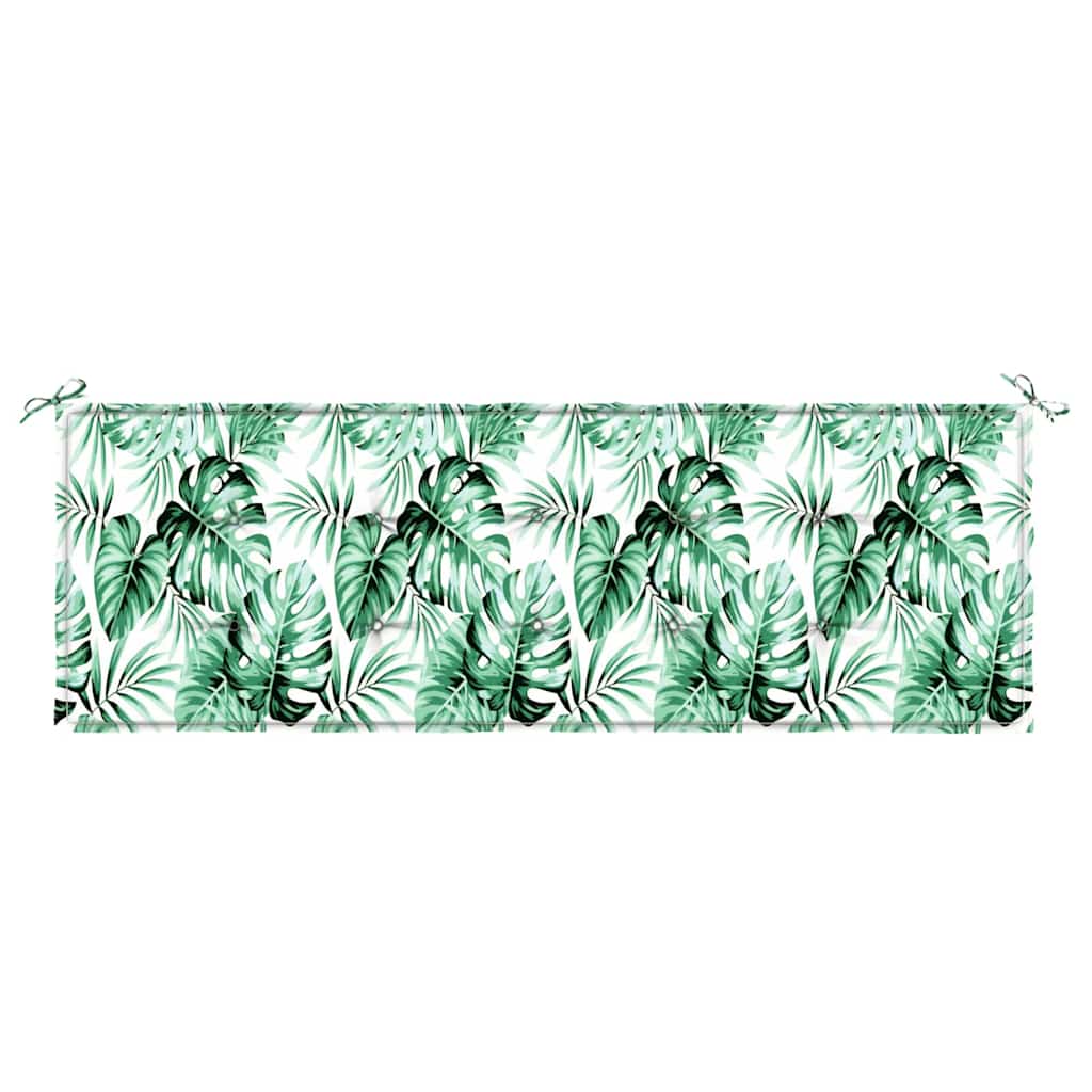 Bankkussen Blad Bladpatroon 150 x 50 x 3 cm Oxford Stof