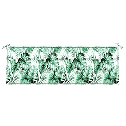 Bankkussen Blad Bladpatroon 150 x 50 x 3 cm Oxford Stof