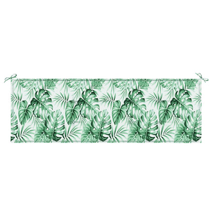 Bankkussen Blad Bladpatroon 150 x 50 x 3 cm Oxford Stof