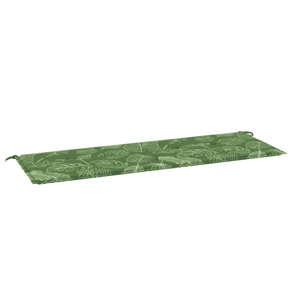 Tuinbankkussen 150x50x3 cm oxford stof bladpatroon 150 x 50 x 3 cm Bladontwerp