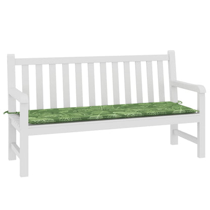 Tuinbankkussen 150x50x3 cm oxford stof bladpatroon 150 x 50 x 3 cm Bladontwerp