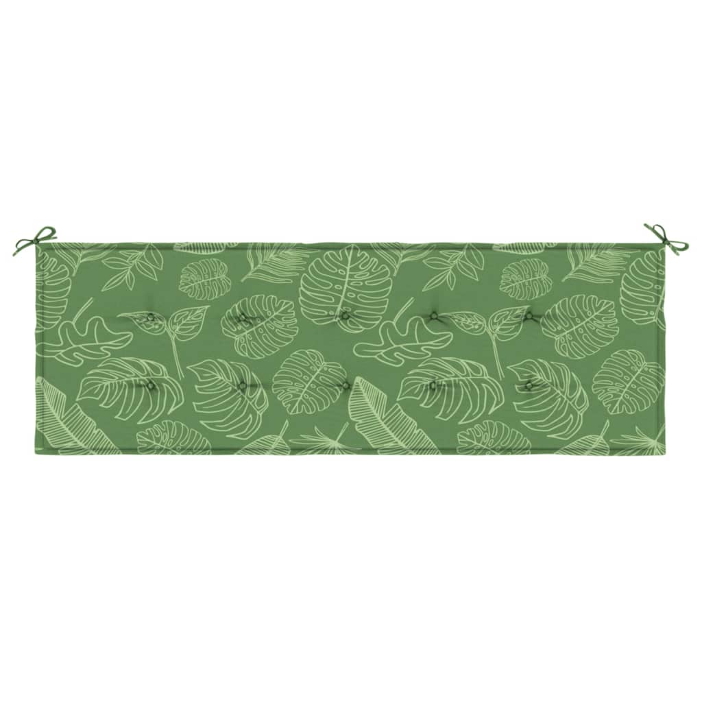 Tuinbankkussen 150x50x3 cm oxford stof bladpatroon 150 x 50 x 3 cm Bladontwerp