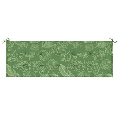 Tuinbankkussen 150x50x3 cm oxford stof bladpatroon 150 x 50 x 3 cm Bladontwerp