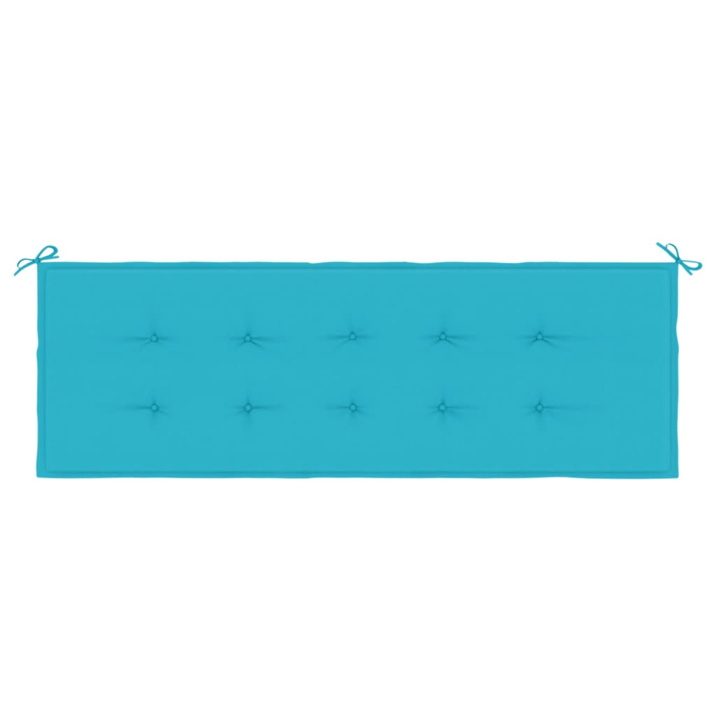 Tuinbankkussen 150x50x3 cm oxford stof turquoise 150 x 50 x 3 cm Turquoise