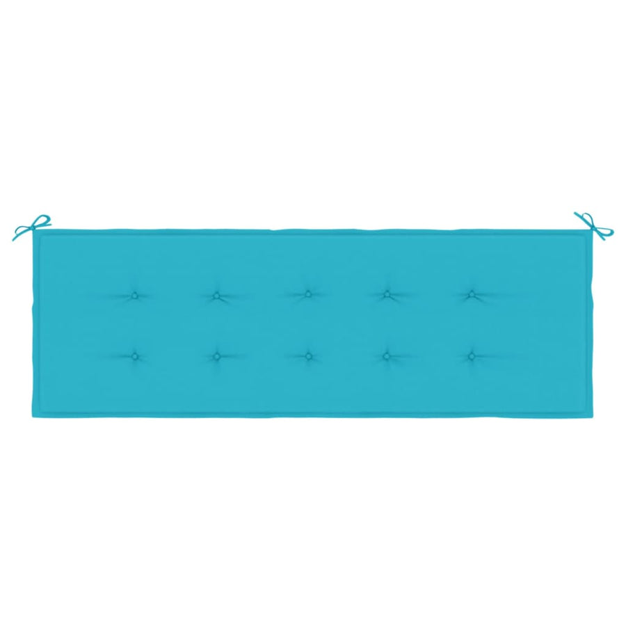 Tuinbankkussen 150x50x3 cm oxford stof turquoise 150 x 50 x 3 cm Turquoise