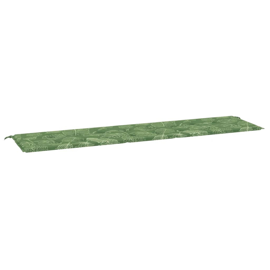 Tuinbankkussen bladpatroon 200x50x3 cm stof 200 x 50 x 3 cm Bladontwerp