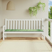 Tuinbankkussen 200x50x4 cm bladpatroon stof