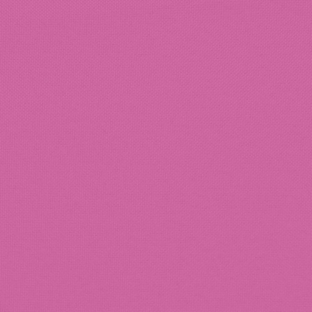 Tuinbankkussen 200x50x3 cm stof roze