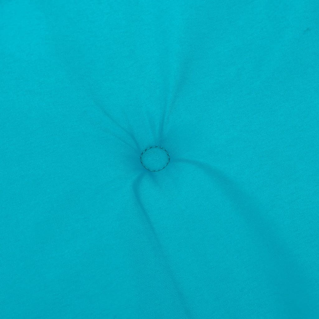 Stoelkussens Hoge Rugleuning Stof 6 120 x 50 x 3 cm Turquoise