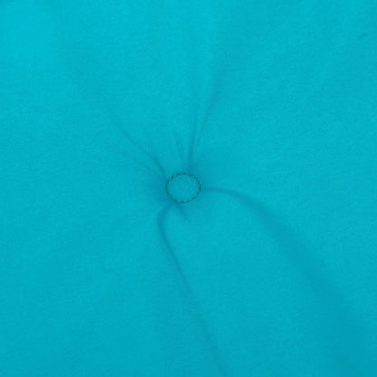 Stoelkussens Hoge Rugleuning Stof 6 120 x 50 x 3 cm Turquoise