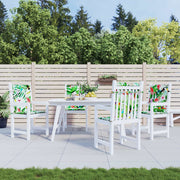Stoelkussens 4 st 100x50x4 cm meerkleurig polyester