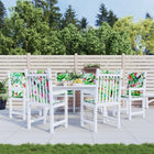 Stoelkussens 6 st 100x50x4 cm meerkleurig