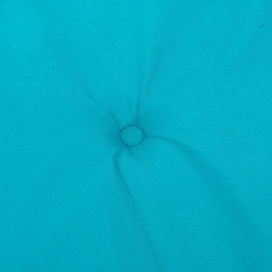 Stoelkussens Lage Rug Stof 2 100 x 50 x 4 cm Turquoise