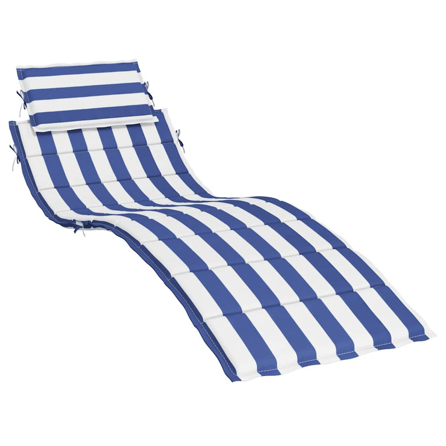 Ligbedkussen Get Oxford Stof En Wit blauw en witte streep