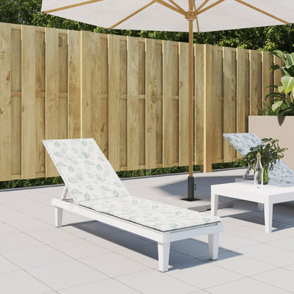 Terrasstoelkussen bladpatroon oxford stof