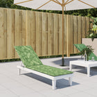 Stoelkussen terras 180x50x3 cm bladpatroon