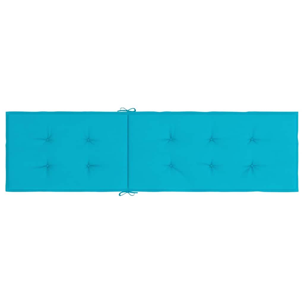 Terrasstoelkussen oxford stof turquoise