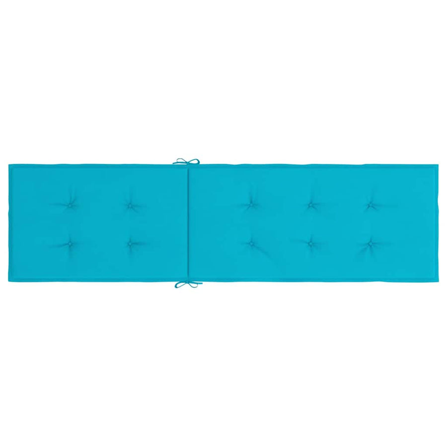 Terrasstoelkussen oxford stof turquoise